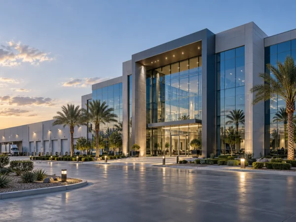 property-insurance Modern commercial building and warehouse for property insurance