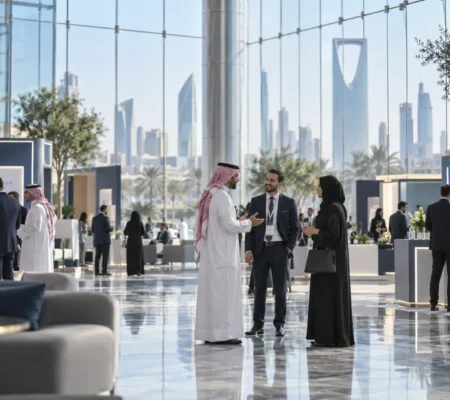 event-liability-insurance Guests at a business event in a modern venue for event liability insurance